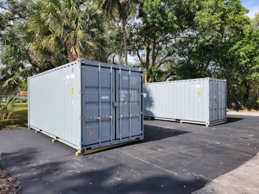 (2) One-trip shipping containers to build your perfect tiny home