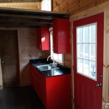 "Real Logs" Tiny House on New DOT Approved Tandem Trailer 8' x 32', Dual Lofts - Image 5 Thumbnail
