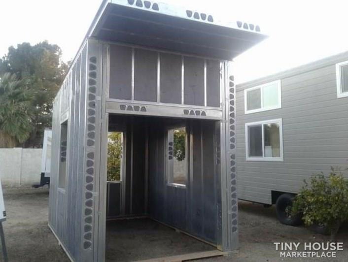 100 sq ft Tiny House Insulated Steel 6" Walls Kit Home - Image 1 Thumbnail