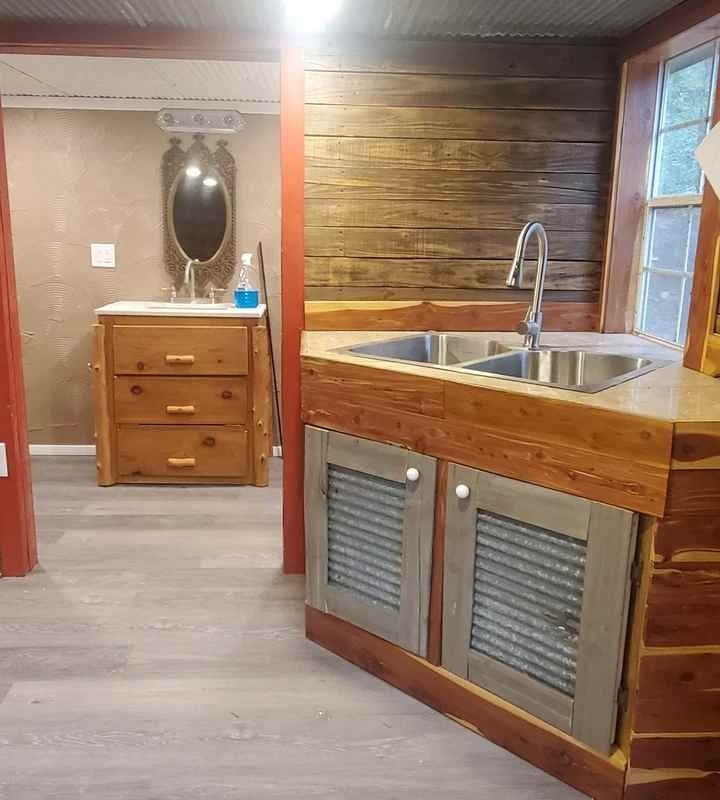 12x32 portable building tiny house finished with full loft - not with land - Image 1 Thumbnail