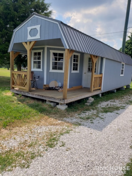 12x40 tiny house roughed in with 200-amp service