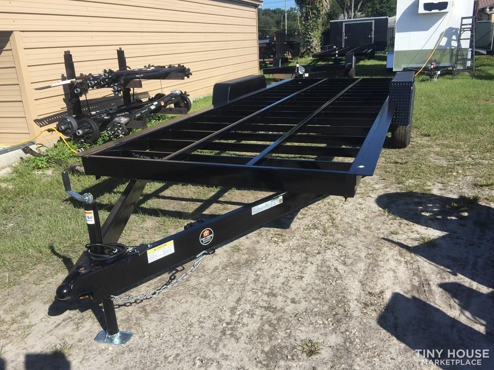 16' x 98" Official Tiny Home Builders Trailer with Drop Axles  - Image 1 Thumbnail