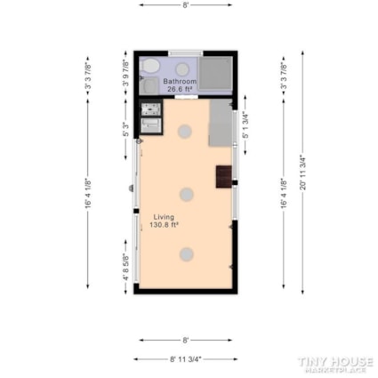 20 ft Container Home | "The Beaumont" Model - Image 2 Thumbnail