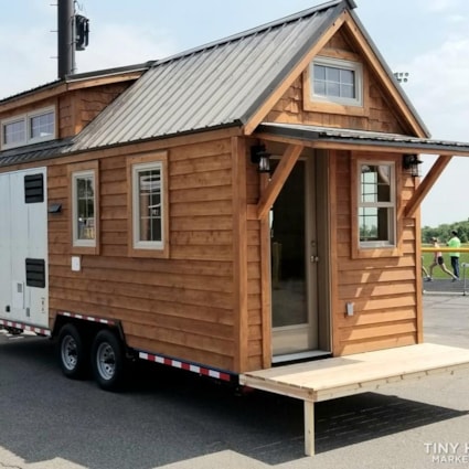 20' Tiny House with exterior storage compartments and fold down deck. - Image 2 Thumbnail