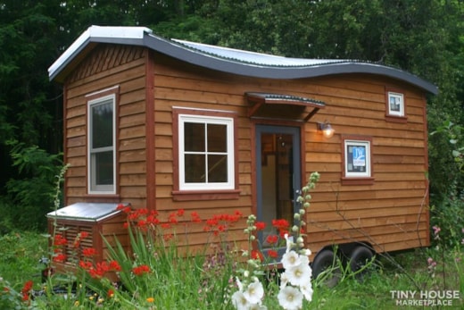 20' Tiny House with wave roof