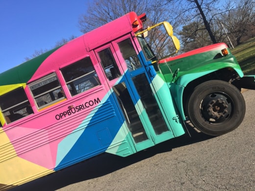 99 GMC Bluebird- amazing paint job