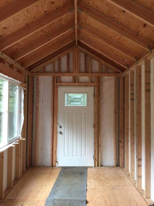 Tiny House shell built by Turning to Nature 