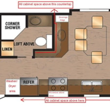 2014 Kropf tiny home, Model 4787 Double Loft - Image 3 Thumbnail