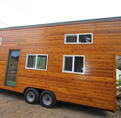 9 x 24 Modern Caravan by Tiny House Cottages professionally built dual lofts washer dryer full kitchen hardwoods composting toilet - Image 2 Thumbnail