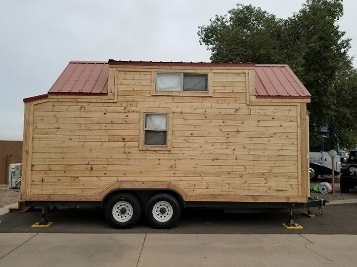 NEW 20’ Manzanita Tiny Homes – The Page Springs Model Tiny House On Wheels    Ready for Delivery - Image 1 Thumbnail