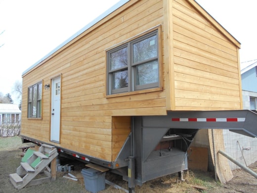 New 230 sq. ft tiny house on gooseneck for sale! 