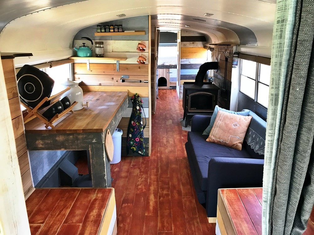 School Bus Converted to Amazing Tiny Home - Image 1 Thumbnail