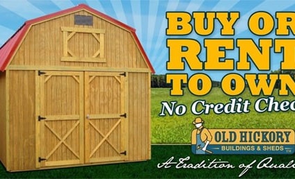 Old Hickory Buildings 12'x28' Deluxe Play House - Image 2 Thumbnail