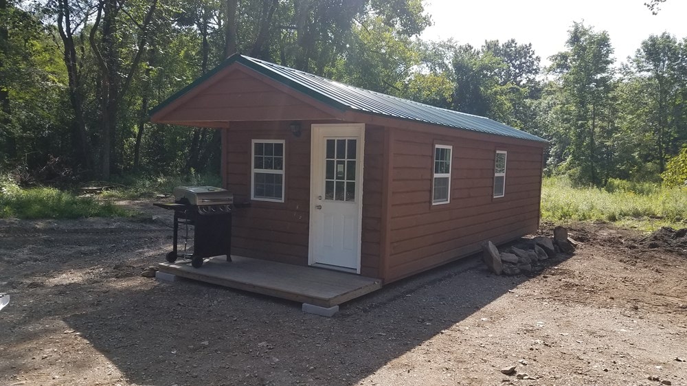 Tiny House Cabin Shed 10' x 24' - Image 1 Thumbnail