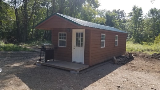 Tiny House Cabin Shed 10' x 24'