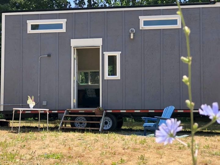 Off Grid Ready Tiny House On Wheels, Fully Furnished, For Sale in California - Image 1 Thumbnail