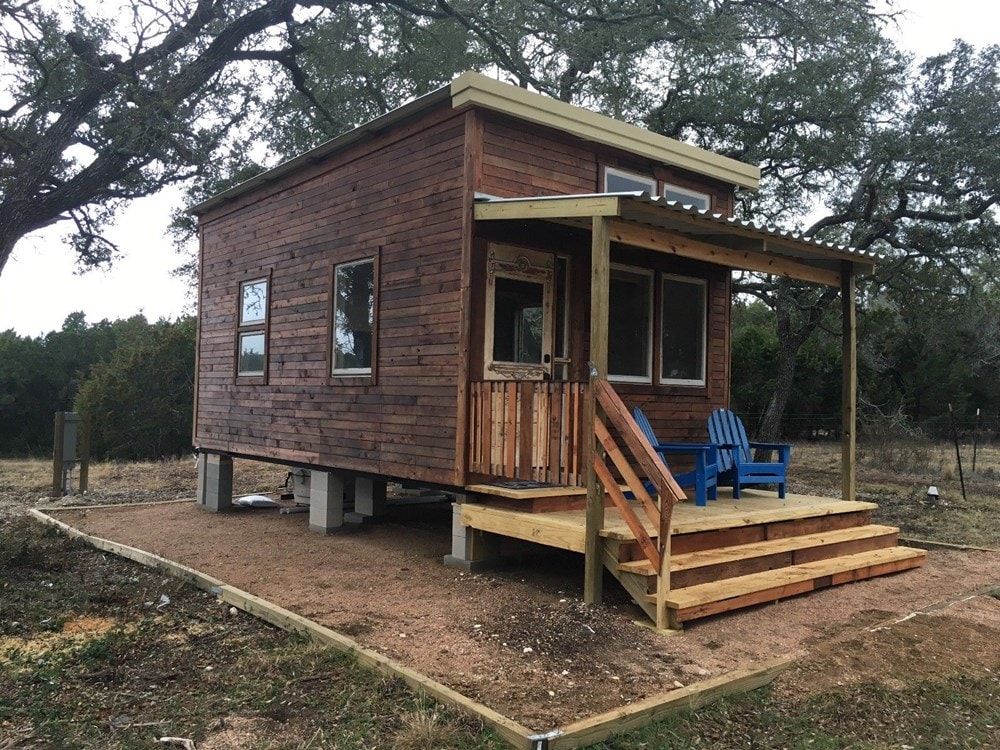 Tiny House 12x16 w reclaimed Wood & modern SIP Constructed w Clever Innovations - Image 1 Thumbnail