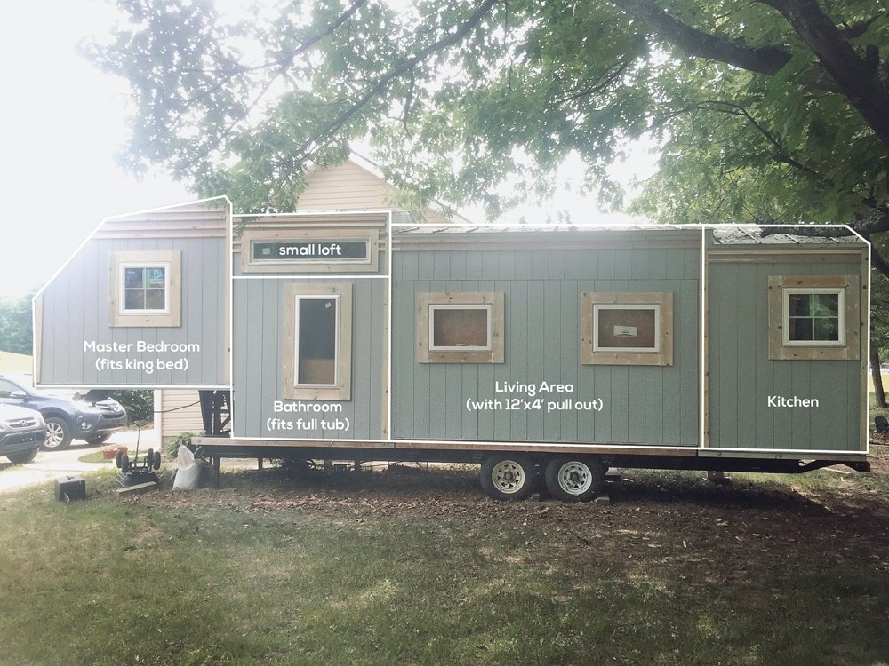 Beautiful Custom Built Tiny House on a 33' 5th wheel Trailer  - Image 1 Thumbnail
