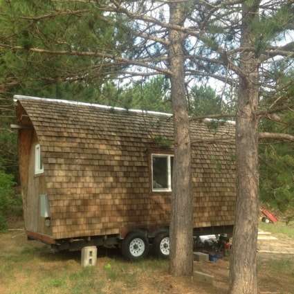 Beautiful Custom Built Cedar Shingled Tiny House on Wheels 8x20  - Image 2 Thumbnail