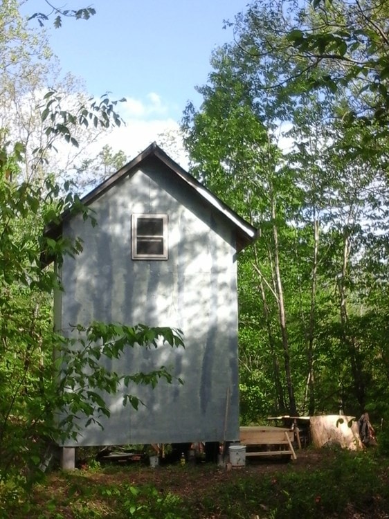 Tiny house shell on creek on 28 acres near Hot Springs, Arkansas - Image 1 Thumbnail