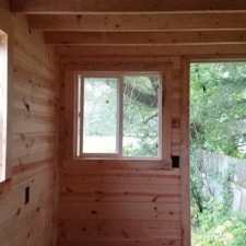 Tiny amish built wooden cabin on wheels - Image 6 Thumbnail
