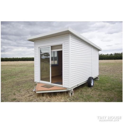 cheap prefab modular mobile prefab tiny house on wheels trailer 