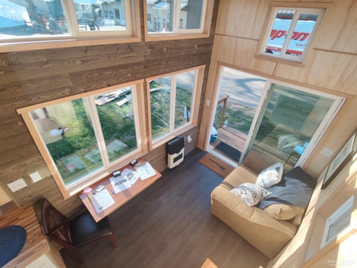 20x8 Tiny home with natural wood finish -- Priced to move!