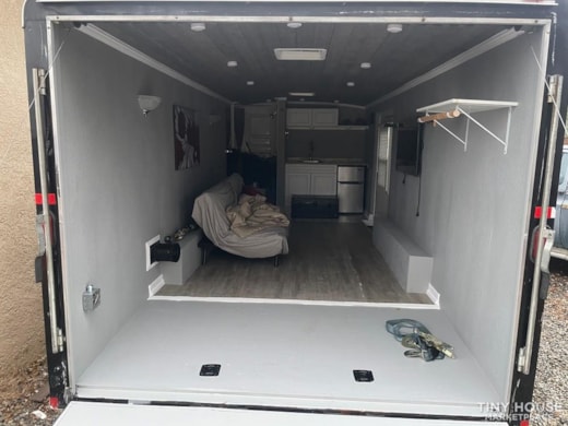 21 foot Continental utility trailer tiny home conversion