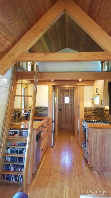 24' custom tiny home built by Spokane timber frame home builder - Image 2 Thumbnail