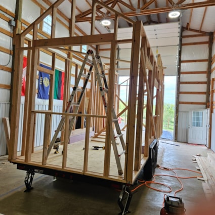 24' Tiny House on Wheels- under construction- includes design plans and support - Image 2 Thumbnail