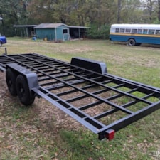 24' x 98" Official Tiny Home Builders Trailer with Drop Axles - Image 3 Thumbnail