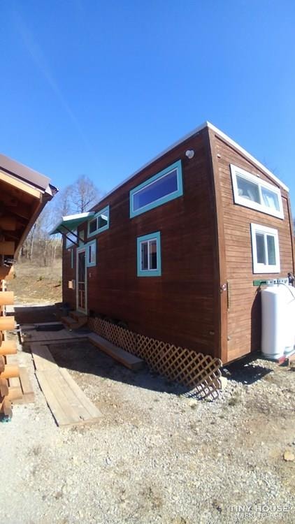 28'x 8', Cedar sided, Off-Grid Tiny Home