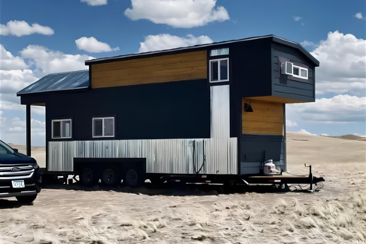 28x8ft New Tiny Home on Wheels Solar or Grid, 2 lofts Fully Loaded  - Image 1 Thumbnail