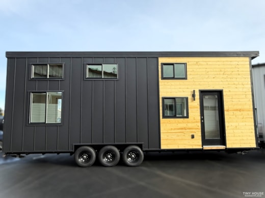 30' tiny house with downstairs bedroom