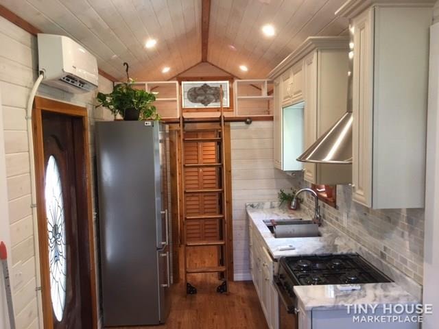 32 Ft Tiny House on Wheels with Bumpouts Expands 14 Ft Wide, Downstairs Main Rm - Image 1 Thumbnail