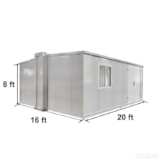 320 SqFt. Tiny Home 20x16 Tiny House with Floor Shelter Moular Home ADU - Image 5 Thumbnail