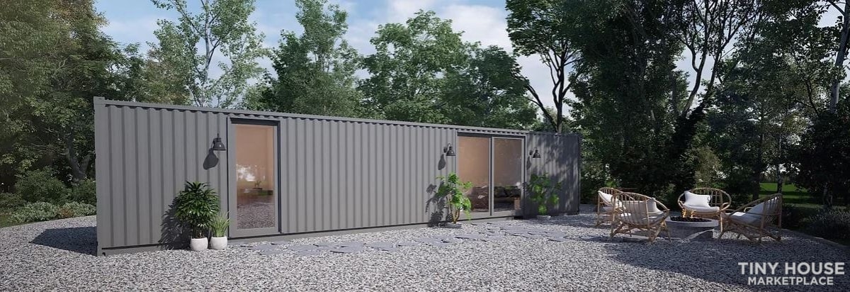 40ft Luxury Container Home - On Foundation or Trailer -We can deliver anywhere!  - Image 1 Thumbnail