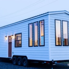 40x10 Gooseneck tiny house on wheels with a large bathroom.  Custom made - Image 3 Thumbnail