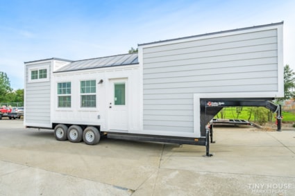 8' x 28' + 7' Gooseneck Tiny Home On Wheels - Available For Immediate Delivery - Image 2 Thumbnail