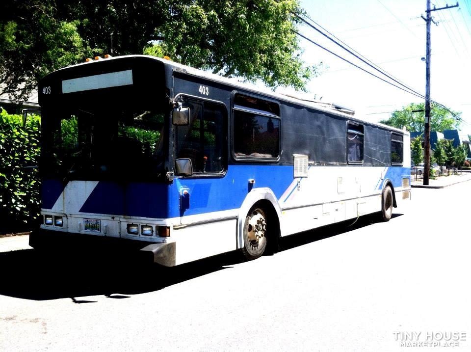 1982 40ft Gillig Phantom Conversion w Turbo Diesel engine,  Solar and Low miles - Image 1 Thumbnail