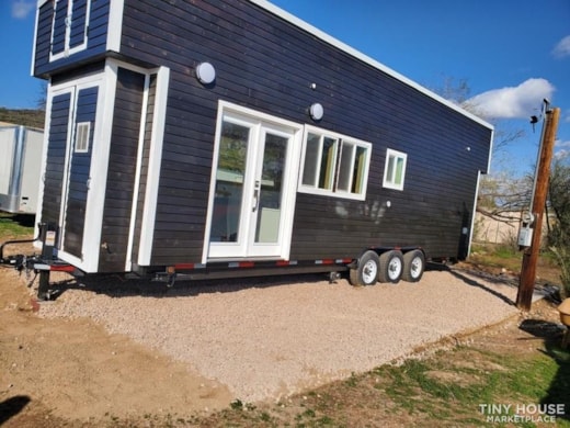 Beautiful 30 Ft Tiny House on Wheels with Main Floor Bedroom