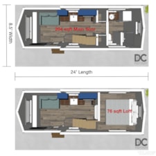 Beautifully Designed & Constructed Turnkey Decathalon 24' Zeus Model THOW - Image 6 Thumbnail