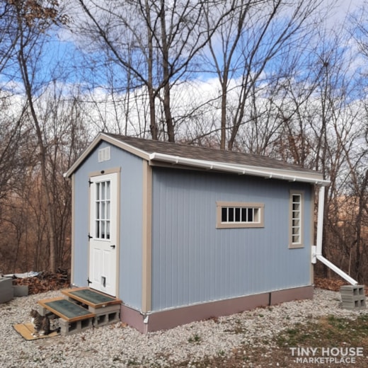 Beloved Off-grid Shed Conversion Tiny House $5400