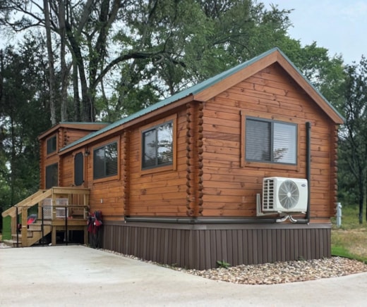Rancher Log Cabin Park Model-$78,000