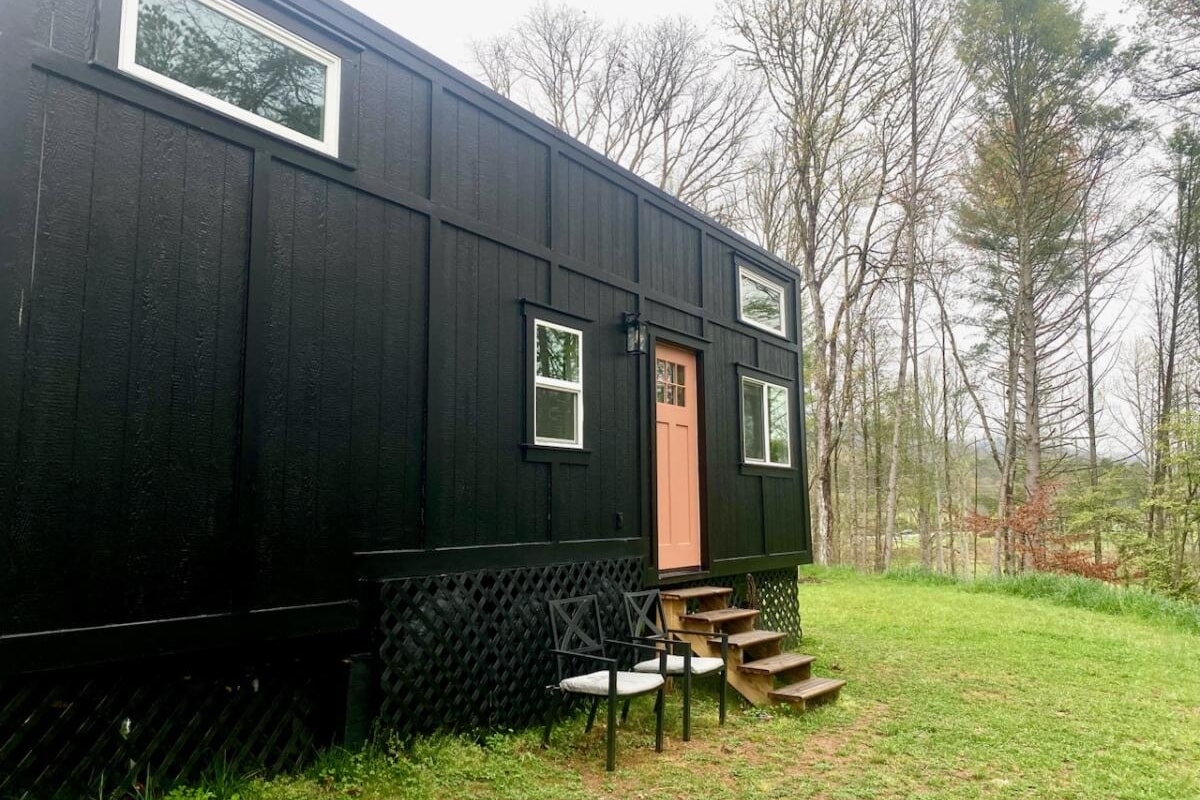 Bright and Airy 28x8 Tiny Home-Acony Bell Tiny Home Community - Image 1 Thumbnail