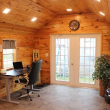 Charming 12x24 Office Building with Rustic Interior - Image 5 Thumbnail