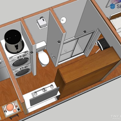 Container Home - 1 Bed 1 Bath with Laundry! Full Size appliances, high quality - Image 2 Thumbnail