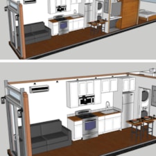 Container Home - 1 Bed 1 Bath with Laundry! Full Size appliances, high quality - Image 3 Thumbnail