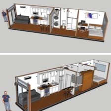 Container Home - 1 Bed 1 Bath with Laundry! Full Size appliances, high quality - Image 4 Thumbnail