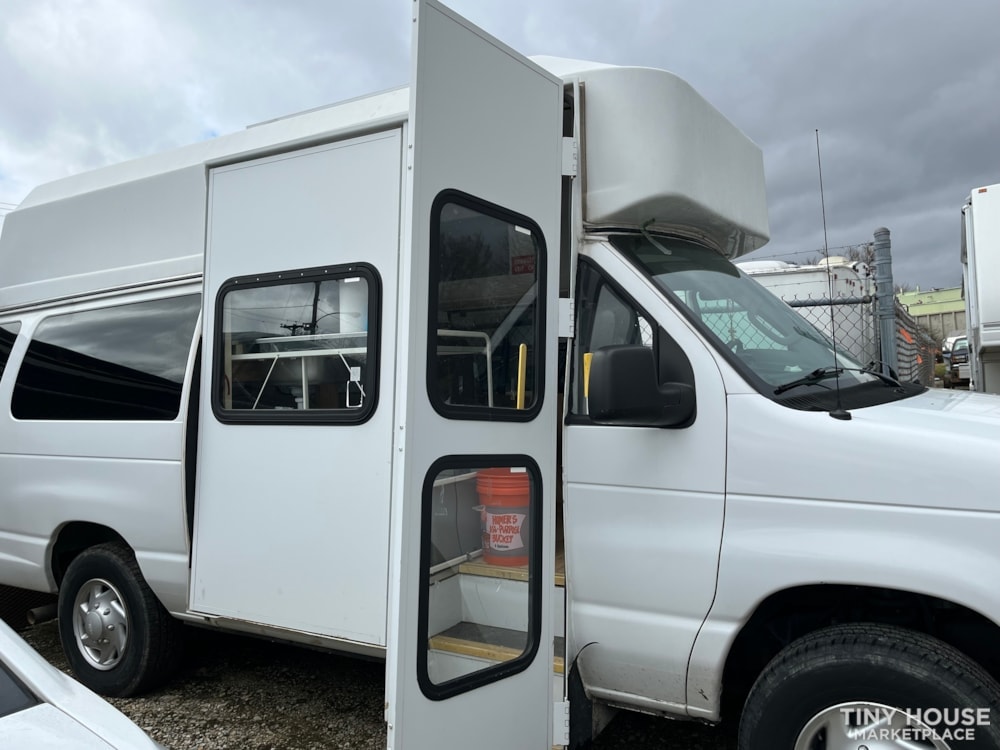 Converted Sleeper Van - High-Top 2009 Ford E-350/Extended Cab Econovan  - Image 1 Thumbnail